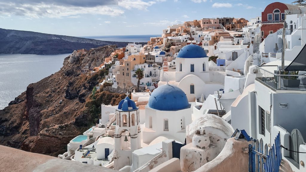 Santorini městečko Oia