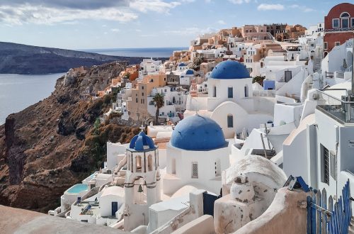 Santorini městečko Oia