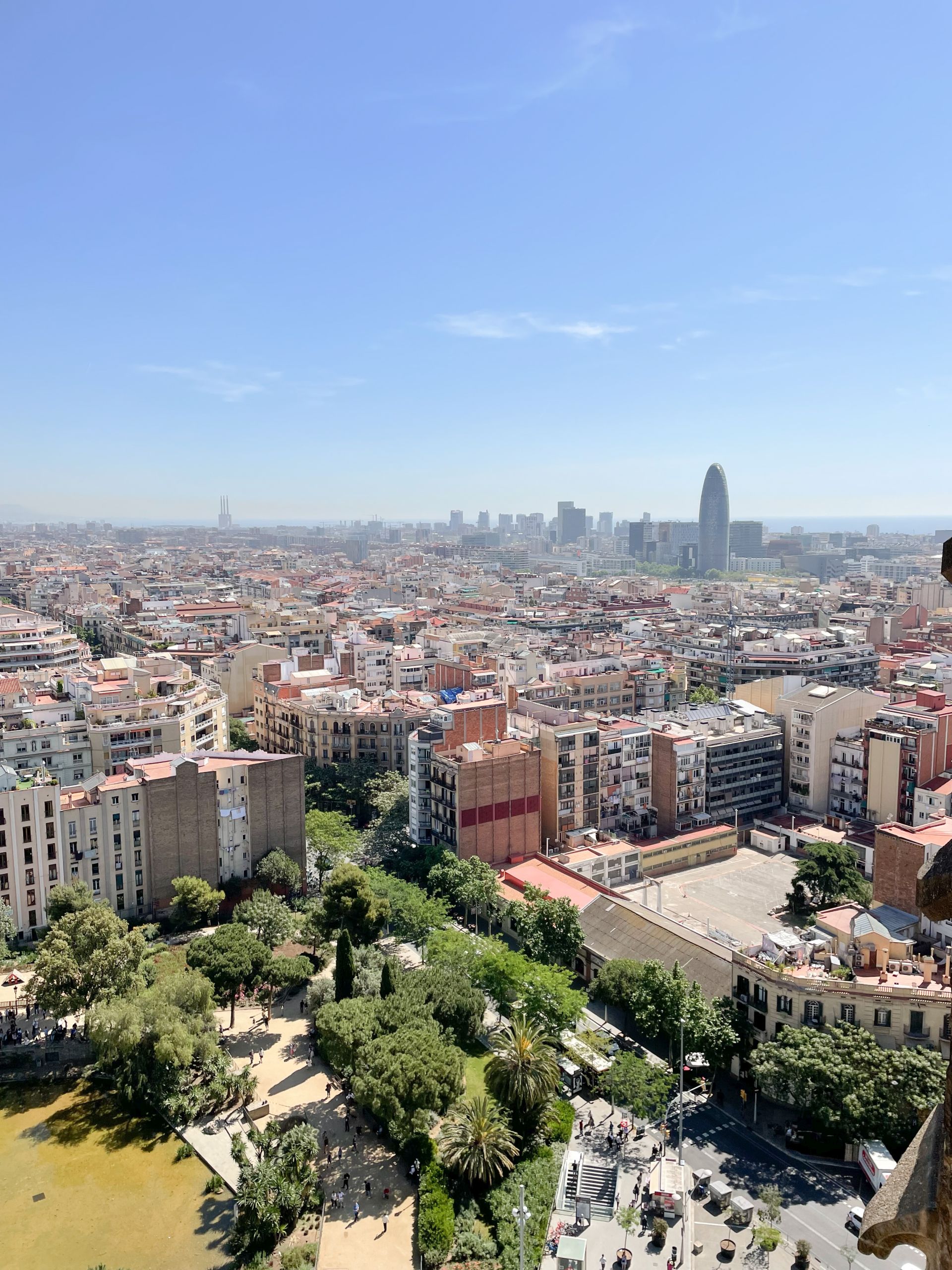 vyhled na Barcelonu